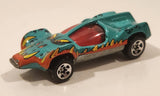 1996 Hot Wheels Street Eaters Speed Machine Metallic Green Die Cast Toy Car Vehicle