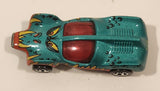 1996 Hot Wheels Street Eaters Speed Machine Metallic Green Die Cast Toy Car Vehicle