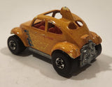 1989 Hot Wheels Auto Magic Baja Bug Volkswagen VW Beetle Metalflake Gold Die Cast Toy Car Vehicle