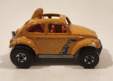 1989 Hot Wheels Auto Magic Baja Bug Volkswagen VW Beetle Metalflake Gold Die Cast Toy Car Vehicle