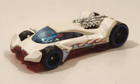 2010 Hot Wheels Criss Cross Crash Vulture White Die Cast Toy Car Vehicle