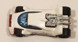 2010 Hot Wheels Criss Cross Crash Vulture White Die Cast Toy Car Vehicle