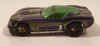 2009 Hot Wheels HW Designs Pony-Up Metallic Purple Die Cast Toy Car Vehicle