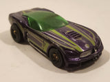 2009 Hot Wheels HW Designs Pony-Up Metallic Purple Die Cast Toy Car Vehicle