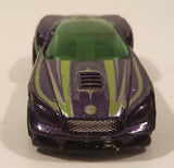 2009 Hot Wheels HW Designs Pony-Up Metallic Purple Die Cast Toy Car Vehicle