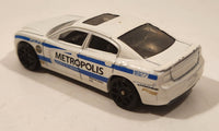 2016 Hot Wheels Batman v Superman '11 Dodge Charger R/T Police White Die Cast Toy Car Vehicle