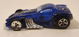 2006 Hot Wheels 2005 X‑Raycers Burl-Esque Translucent Blue Die Cast Toy Car Vehicle