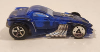 2006 Hot Wheels 2005 X‑Raycers Burl-Esque Translucent Blue Die Cast Toy Car Vehicle