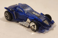 2006 Hot Wheels 2005 X‑Raycers Burl-Esque Translucent Blue Die Cast Toy Car Vehicle