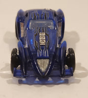 2006 Hot Wheels 2005 X‑Raycers Burl-Esque Translucent Blue Die Cast Toy Car Vehicle