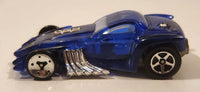 2006 Hot Wheels 2005 X‑Raycers Burl-Esque Translucent Blue Die Cast Toy Car Vehicle