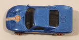 2008 Hot Wheels Web Trading Cars Ford GT - 40 Blue Die Cast Toy Race Car Vehicle