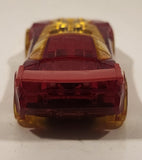 2010 Hot Wheels Race World Earth Nerve Hammer Transparent Red Die Cast Toy Car Vehicle