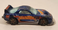 2014 Hot Wheels HW Race Team 24 / Seven Blue Die Cast Toy Car Vehicle