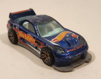 2014 Hot Wheels HW Race Team 24 / Seven Blue Die Cast Toy Car Vehicle