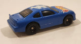 1998 McDonald's Hot Wheels Racer Nascar #44 Blue Die Cast Toy Race Car Vehicle