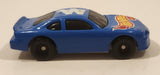 1998 McDonald's Hot Wheels Racer Nascar #44 Blue Die Cast Toy Race Car Vehicle