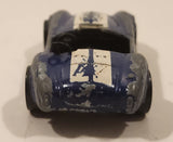 1983 Hot Wheels Hot Ones Classic Cobra Convertible Blue Die Cast Toy Car Vehicle w/ Opening Hood