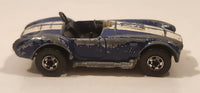 1983 Hot Wheels Hot Ones Classic Cobra Convertible Blue Die Cast Toy Car Vehicle w/ Opening Hood