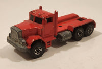 1989 Hot Wheels Peterbilt Dump Truck Semi Rig Red Die Cast Toy Car Vehicle - BW Malaysia