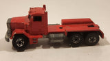 1989 Hot Wheels Peterbilt Dump Truck Semi Rig Red Die Cast Toy Car Vehicle - BW Malaysia