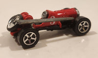 2001 Hot Wheels First Editions Old No. 3 Red Die Cast Toy Race Car Vehicle