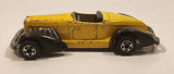 1981 Hot Wheels Repaints Auburn 852 Yellow Die Cast Toy Car Vehicle