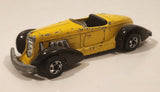 1981 Hot Wheels Repaints Auburn 852 Yellow Die Cast Toy Car Vehicle