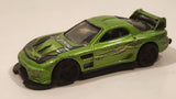 2006 Hot Wheels Drift Kings 24 / Seven Green Die Cast Toy Race Car Vehicle