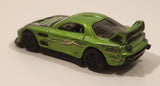 2006 Hot Wheels Drift Kings 24 / Seven Green Die Cast Toy Race Car Vehicle