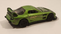 2006 Hot Wheels Drift Kings 24 / Seven Green Die Cast Toy Race Car Vehicle