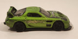 2006 Hot Wheels Drift Kings 24 / Seven Green Die Cast Toy Race Car Vehicle