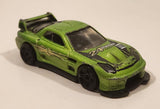 2006 Hot Wheels Drift Kings 24 / Seven Green Die Cast Toy Race Car Vehicle