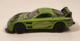 2006 Hot Wheels Drift Kings 24 / Seven Green Die Cast Toy Race Car Vehicle