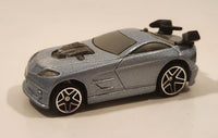 2004 McDonald's Hot Wheels Tooned Mercy Breaker Light Silver Blue Die Cast Toy Car Vehicle