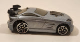 2004 McDonald's Hot Wheels Tooned Mercy Breaker Light Silver Blue Die Cast Toy Car Vehicle