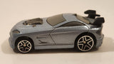 2004 McDonald's Hot Wheels Tooned Mercy Breaker Light Silver Blue Die Cast Toy Car Vehicle