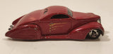 2003 Hot Wheels First Editions Swoop Coupe Red Die Cast Toy Low Rider Hot Rod Car Vehicle