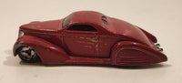 2003 Hot Wheels First Editions Swoop Coupe Red Die Cast Toy Low Rider Hot Rod Car Vehicle