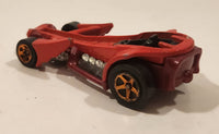 2008 Hot Wheels Street Beast Preying Menace Red Die Cast Toy Car Vehicle