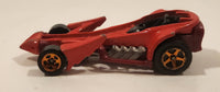 2008 Hot Wheels Street Beast Preying Menace Red Die Cast Toy Car Vehicle