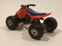 1992 Hot Wheels Suzuki Quadracer Red Die Cast ATV Toy Vehicle