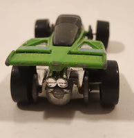 1992 Hot Wheels Shadow Jet F-3 Inter Cooled Green Die Cast Toy Race Car Vehicle