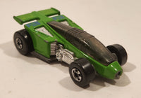 1992 Hot Wheels Shadow Jet F-3 Inter Cooled Green Die Cast Toy Race Car Vehicle