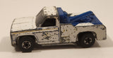 1977 Hot Wheels Flying Colors Ramblin' Wrecker Tow Truck Rig White Die Cast Toy Car Vehicle - Hong Kong