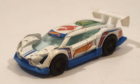 2013 Hot Wheels HW Racing - HW Race Team Super Blitzen Pearl White Die Cast Toy Race Car Vehicle