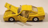 Sunnyside Superior SS 912 Porsche 969 Yellow Pullback 1:38 Scale Die Cast Toy Car Vehicle Made in China