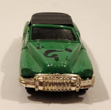 1995 Yatming #8904 Hasbro DC Comics Batman Forever Movie The Riddler 1953 Buick Roadmaster Convertible Classic Car Green Die Cast Toy Vehicle