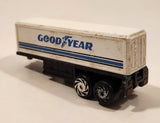 1989 Road Champs Micro Good Year Tires Semi Trailer White Die Cast Toy Vehicle