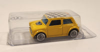 2000 Hot Wheels First Editions Mini Cooper Yellow with Checkered Roof Die Cast Toy Car Vehicle